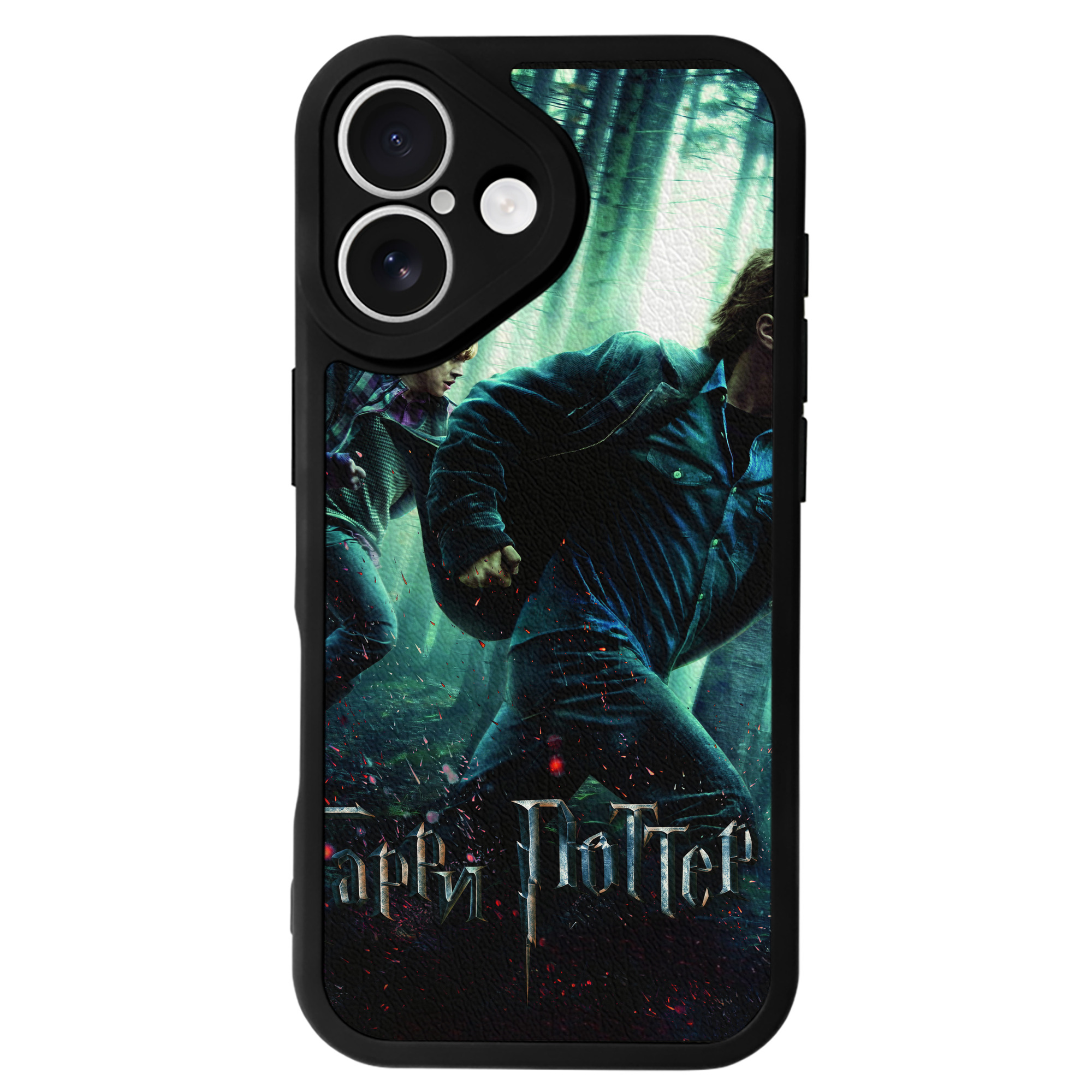 （画像用） Harry Potter ハリー・ポッターシリーズ 【iPhone 16シリーズ対応】シリコンスマホケース（レザー調） 材質：シリコン